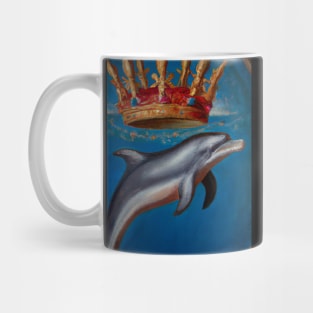 Dolphin with a Crown Mug